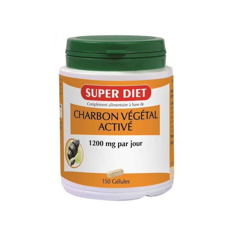 CHARBON VEGETAL SUPER DIET 150 gel CHARBON VEGETAL SUPER DIET 150 gel