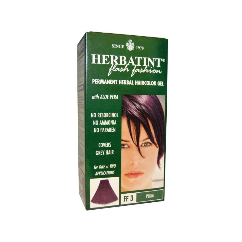 HERBATINT FF3 PRUNE teinture capillaire sans ammoniaque enrichie aux extraits végétaux HERBATINT FF3 PRUNE teinture capillaire sans ammoniaque enrichie aux extraits végétaux