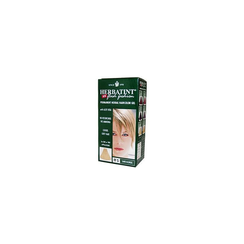 HERBATINT FF5 BLOND SABLE teinture capillaire sans ammoniaque enrichie aux extraits végétaux HERBATINT FF5 BLOND SABLE teinture capillaire sans ammoniaque enrichie aux extraits végétaux