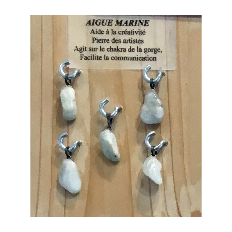 AIGUE MARINE PENDENTIF AIGUE MARINE PENDENTIF