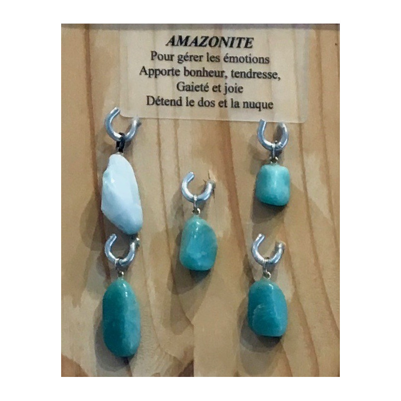 AMAZONITE PENDENTIF