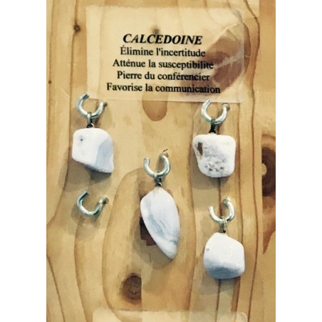 CALCEDOINE PENDENTIF