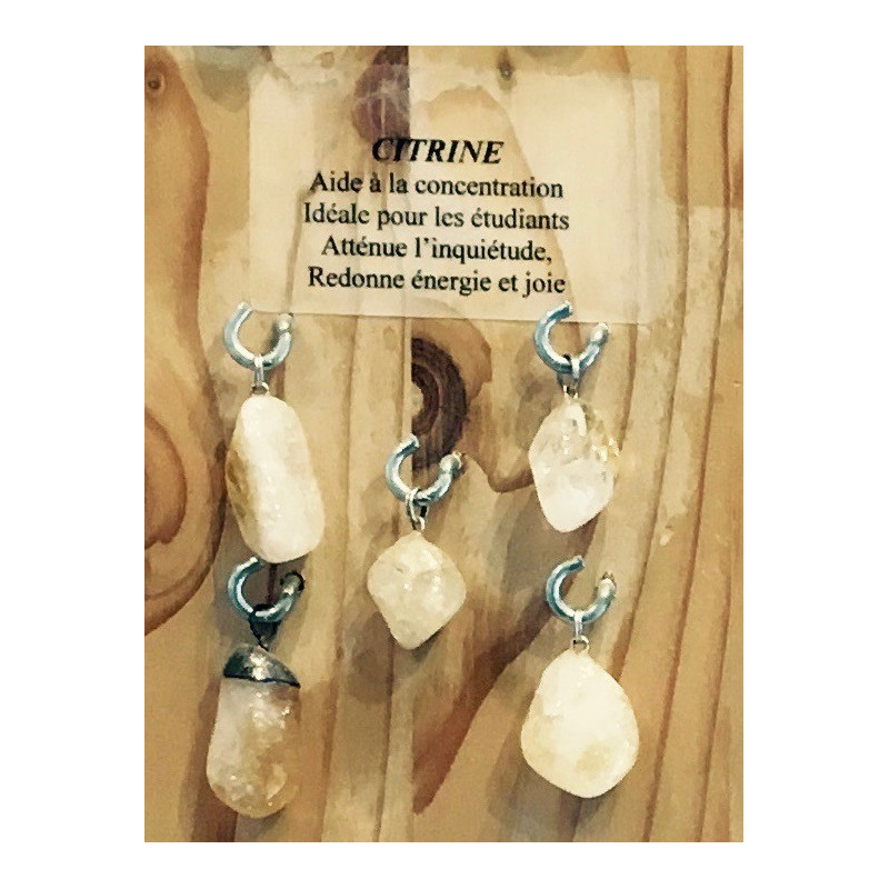 CITRINE PENDENTIF
