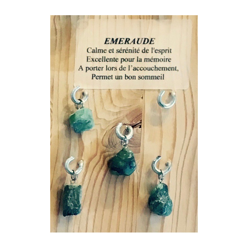 EMERAUDE PENDENTIF