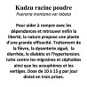Kudzu racine poudre 100 gr  Pueraria montana var lobata
