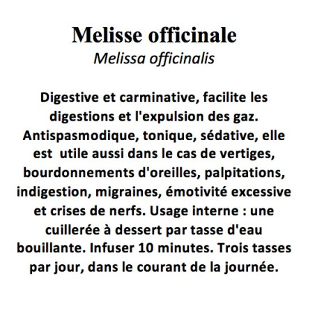 MELISSE CITRONEE 100GR