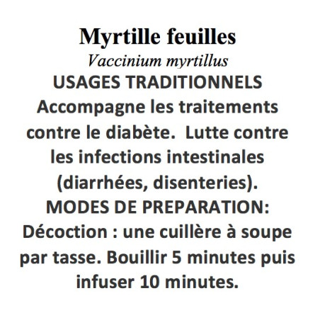 MYRTILLIER 100GR