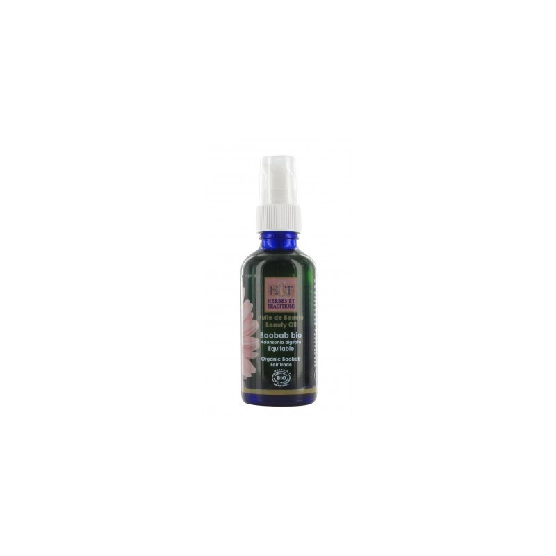Huile végétale Baobab bio 50 ml Herbes et traditions Huile végétale Baobab bio 50 ml Herbes et traditions