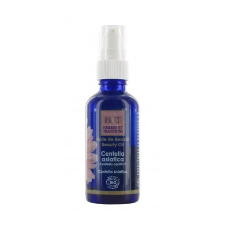 Huile végétale Centella Asiatica bio 50 ml Herbes et traditions