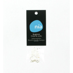Boucles d'oreilles baroque Cristal de roche  NIA