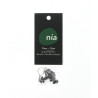 Boucles d'oreilles baroque Onyx   NIA