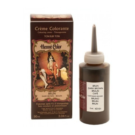 Crème colorante au henné BRUN