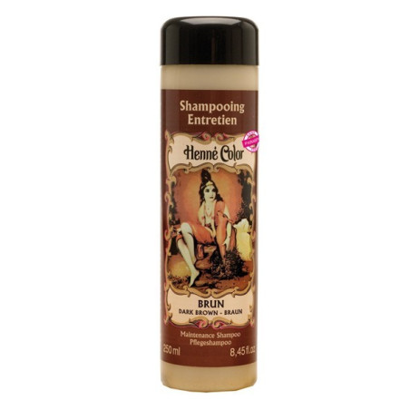 Shampooings entretien au henné brun