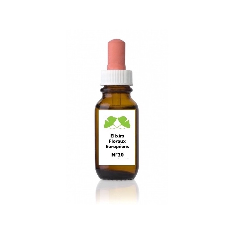 Élixirs Floraux Européens Bio mélange n°20 Acceptation de Soi