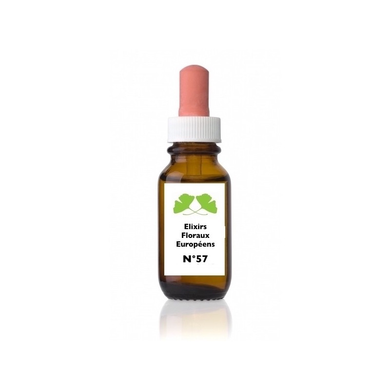 N° 57 Corps faiblesse Immunitaire mélange d'Élixirs Floraux Européens Bio N° 57 Corps faiblesse Immunitaire mélange d'Élixirs Floraux Européens Bio