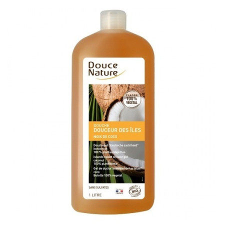 SAVON GEL DOUCHE DOUCEUR DES ILES NOIX DE COCO DOUCE NATURE