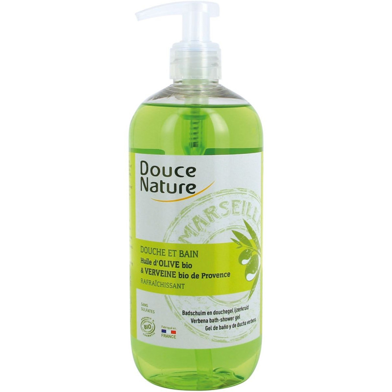 DOUCHE ET BAIN HUILE D'OLIVE & VERVEINE 500 ML DOUCE NATURE