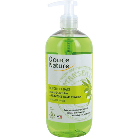 DOUCHE ET BAIN HUILE D'OLIVE & VERVEINE 500 ML DOUCE NATURE