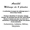 Anxiété mélanges de 4 Plantes 100 gr