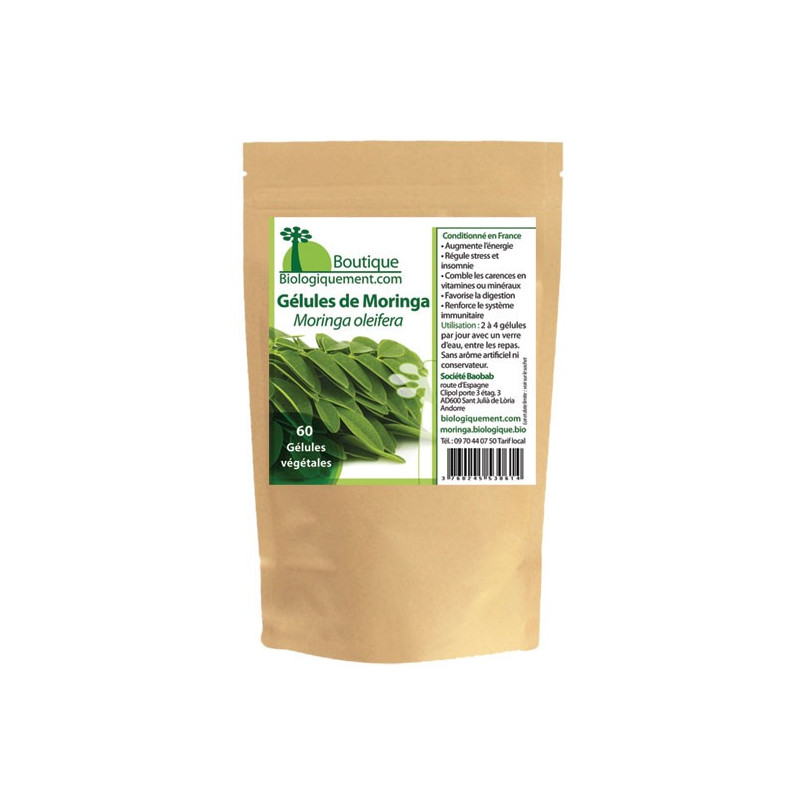 Moringa feuilles Gelules Moringa feuilles Gelules