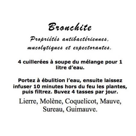 Bronchite mélange de Plantes 100 gr