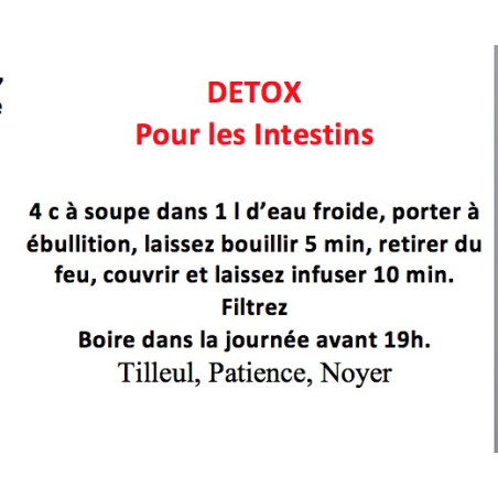 Detox Tisane pour les intestins 100 gr