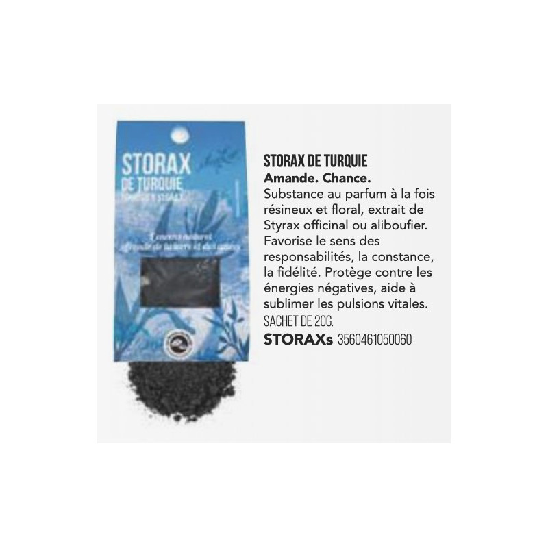 STORAX DE TURQUIE 20 G LES ENCENS DU MONDE