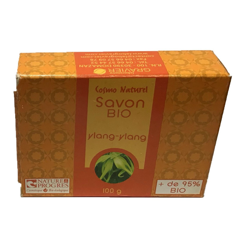 SAVON BIO YLANG YLANG 100 gr SAVON BIO YLANG YLANG 100 gr