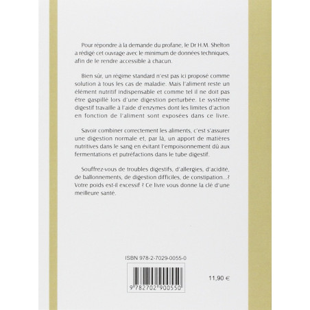 Les Combinaisons alimentaires et votre santé de Herbert M. Shelton
