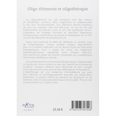 Oligo-éléments et oligothérapie Dr Claude Binet