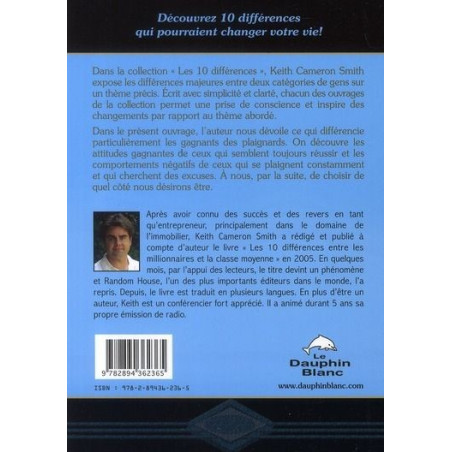 Les 10 Différences entre les Gagnants et les Plaignards