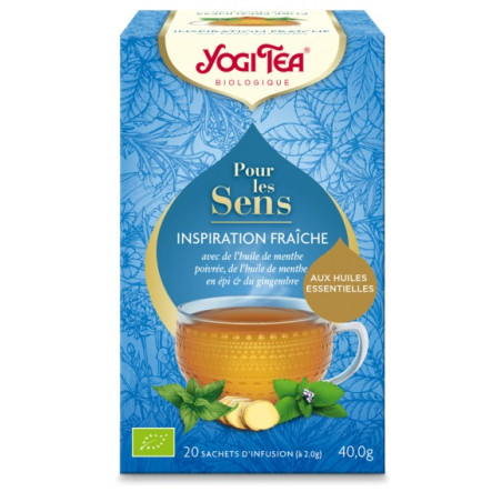 YOGI TEA INSPIRATION FRAÎCHE POUR LES SENS