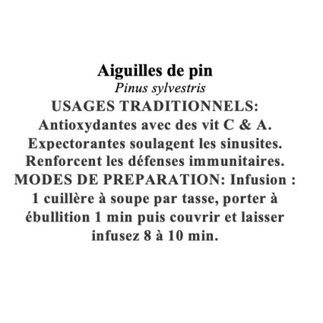 AIGUILLES DE PIN 100GR