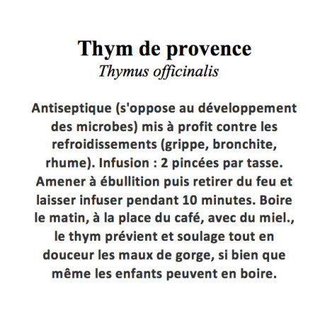 THYM DE PROVENCE 100GR