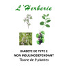 DIABETE DE TYPE 2 NON INSULINODEPENDANT Tisane de 9 plantes 100gr