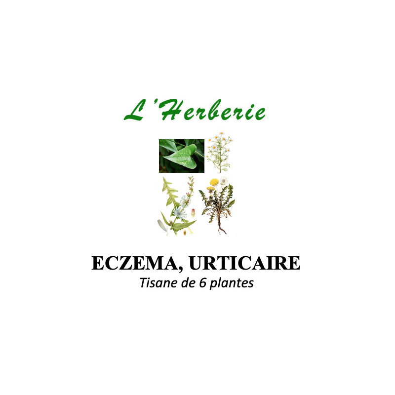 ECZEMA, URTICAIRE Tisane de 6 plantes 100g