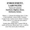 ENROUEMENT, LARYNGITE Tisane de 5 plantes 100g