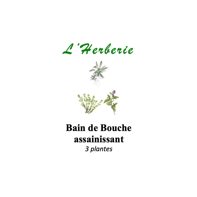 BAIN DE BOUCHE ASSAINISSANT 3 PLANTES 100g