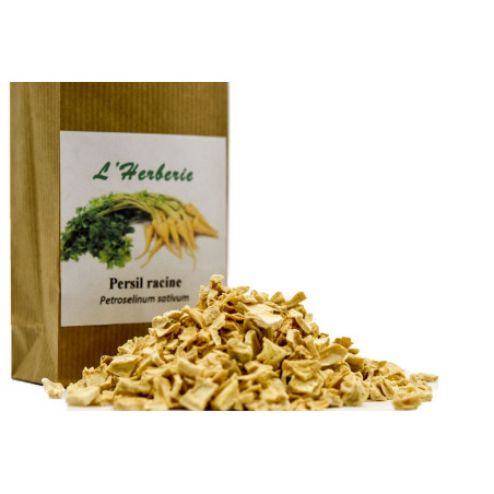 Persil – Racine coupée (100 g) – Petroselinum sativum