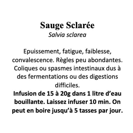 Sauge Sclarée 100GR