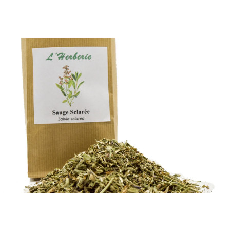 Sauge sclarée – Feuilles (100 g)