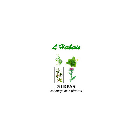 STRESS Mélange de 6 plantes Tisanes 100 gr