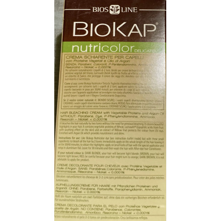 Biokap Nutricolor Delicato Crème Eclaircissante pour Cheveux 0.0 140ml