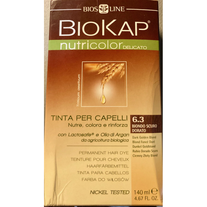Biokap Nutricolor Delicato Blond Foncé Doré Biokap Nutricolor Delicato Blond Foncé Doré