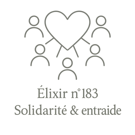 Élixir n°183 – Solidarité & entraide (mélange floral Deva & Biofloral)