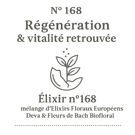 Élixir n°168 – Régénération & vitalité retrouvée (mélange floral Deva & Biofloral, anciennement « Régénération »)
