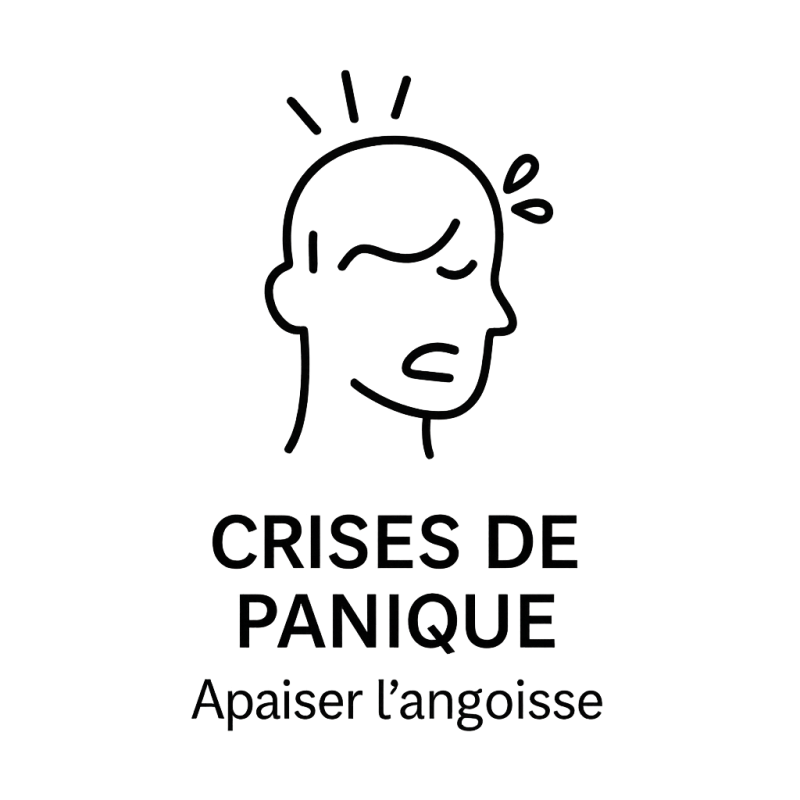 Fleur de Bach n°49 – Crises de panique & angoisse. Mélange avec les élixirs de Biofloral.
