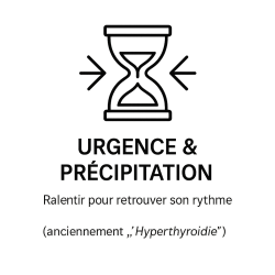 Fleur de Bach n°213 – Urgence & précipitation (anciennement « Hyperthyroïdie »).