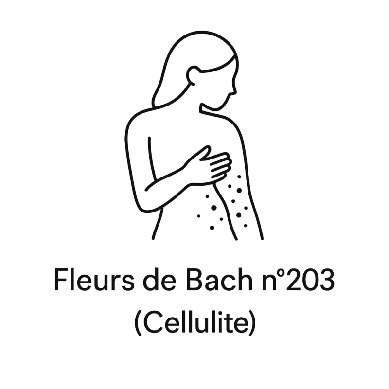 Fleurs de Bach n°203 – Acceptation du corps & légèreté intérieure (anciennement « Cellulite »)
