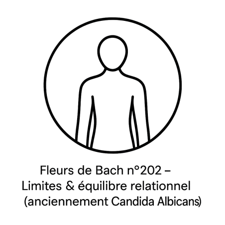 Fleurs de Bach n°202 – Limites & équilibre relationnel (anciennement « Candida Albicans »)